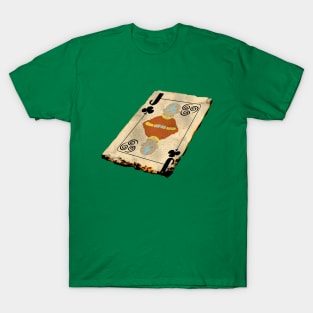 Burning Aang playing card T-Shirt